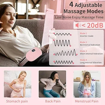 PERIOD CRAMP RELIEF MASSAGER AND HEATING PAD