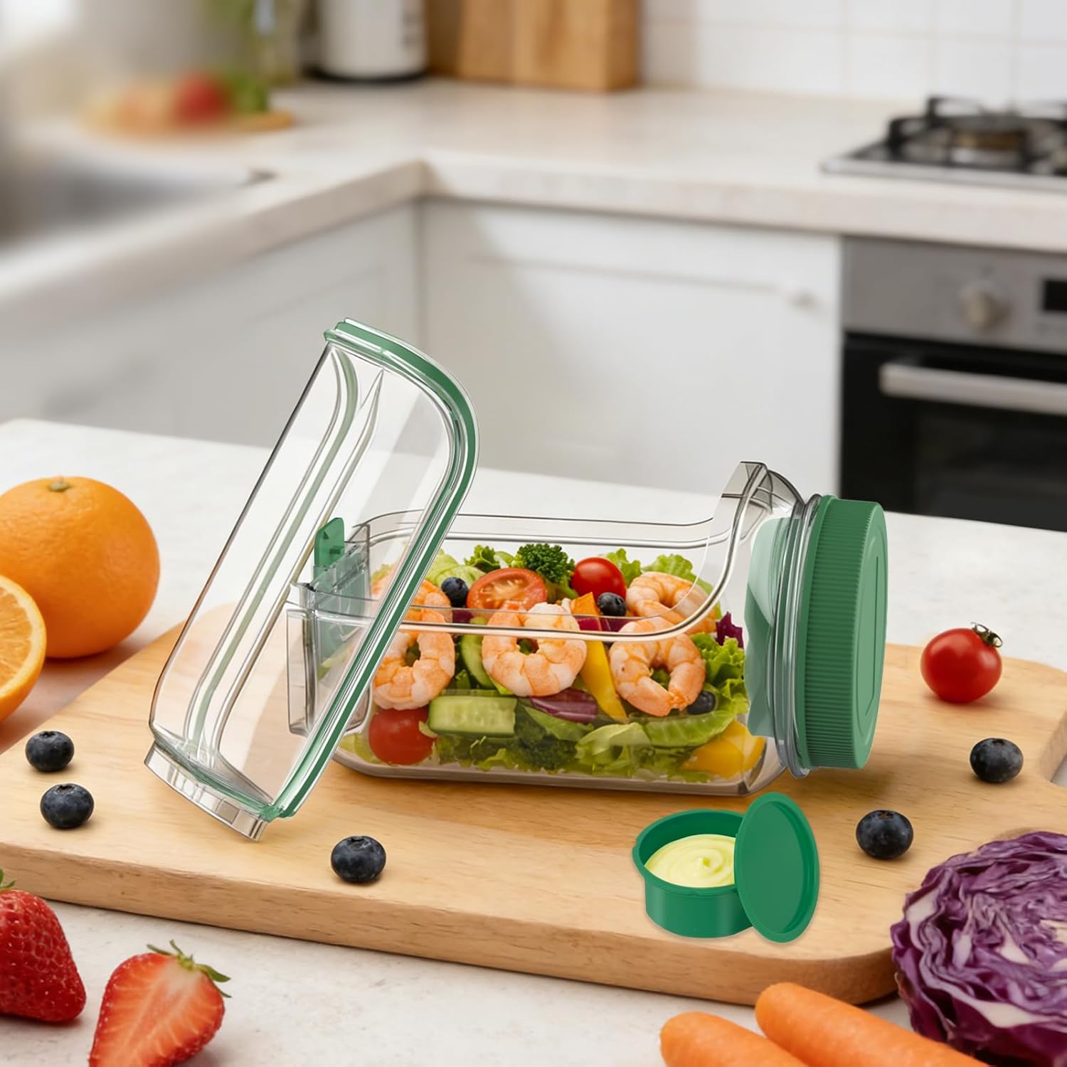 Fresh Vault Luxe Leakproof Salad Jar