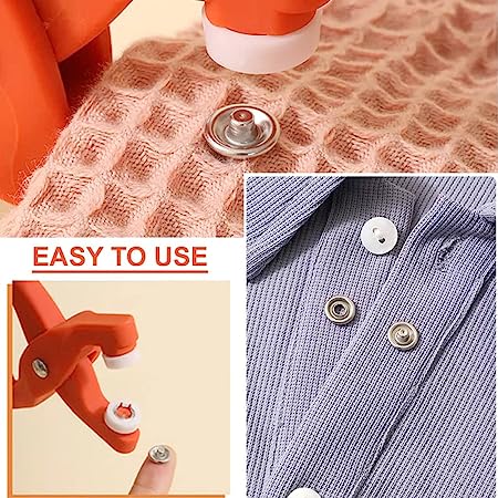 Buttons Kit with Manual Press Pliers, Fixed Closure Tool