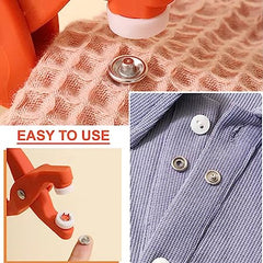 Buttons Kit with Manual Press Pliers, Fixed Closure Tool