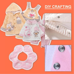 Buttons Kit with Manual Press Pliers, Fixed Closure Tool
