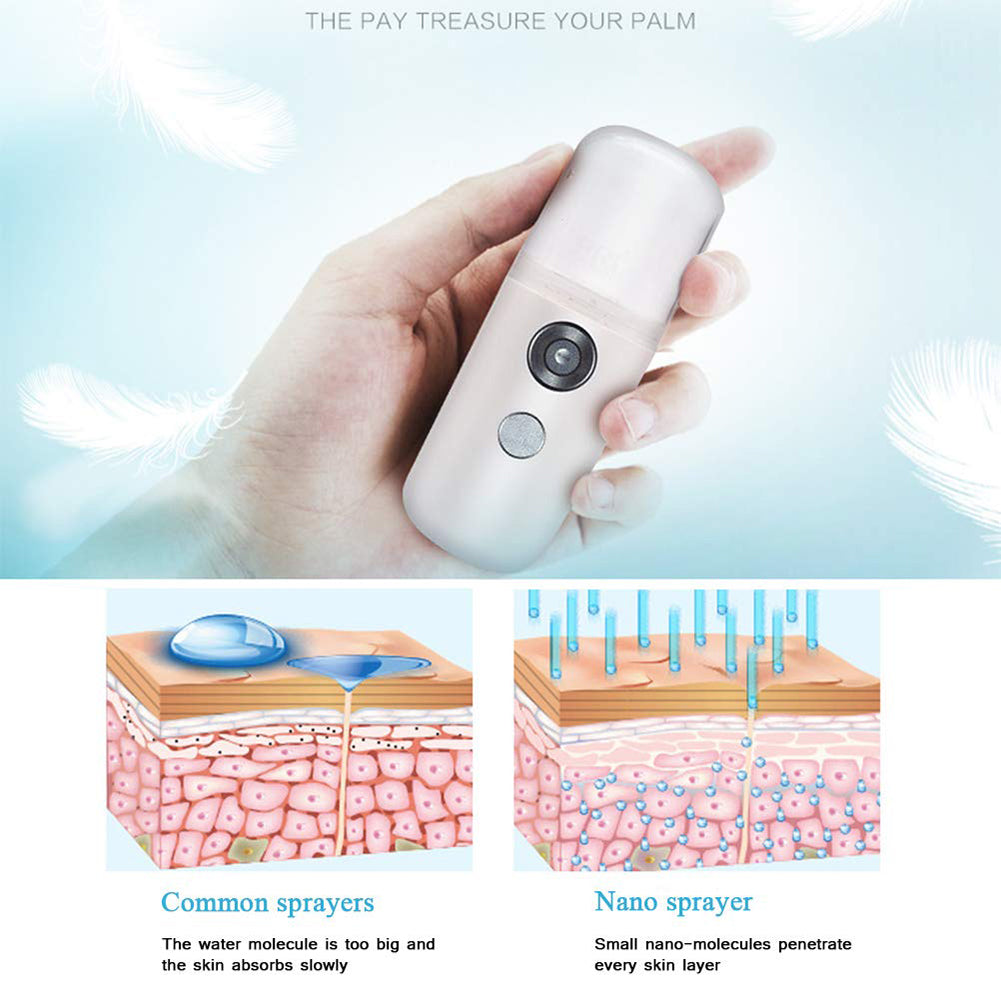 Portable Hydrating Sprayer Beauty Spray Apparatus Humidifier Rechargeable