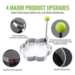 5 Pcs Stainless Steel Fried Egg Molds