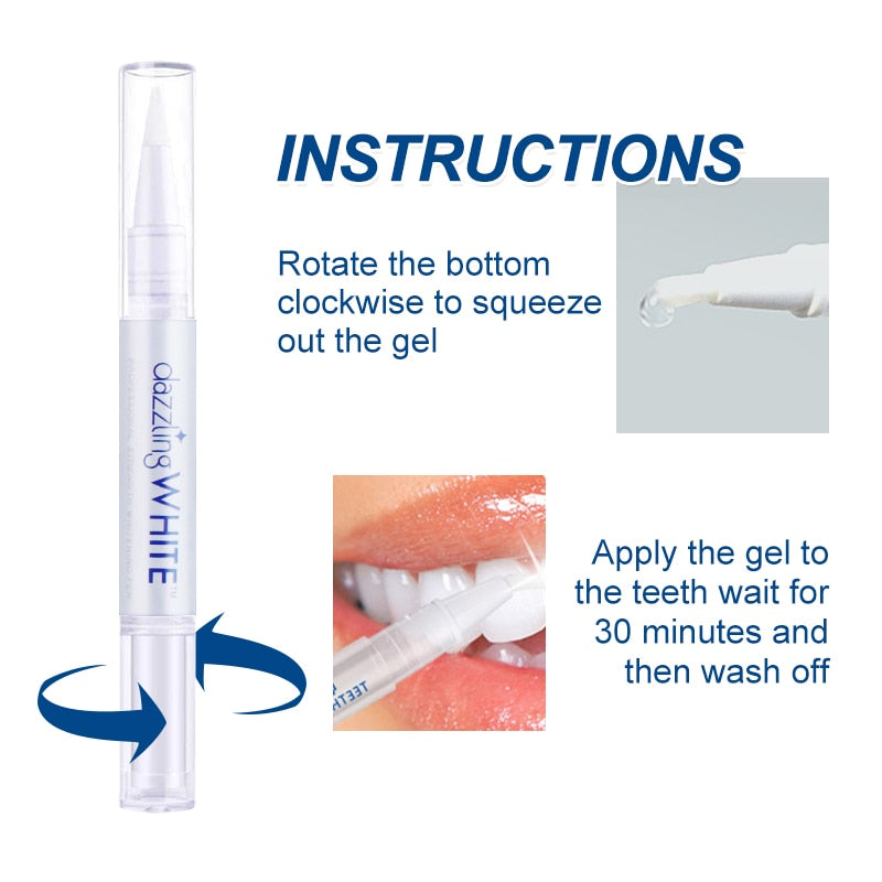 Teeth Pen Gel Removes Plaque and Stains Clean Teeth Serum