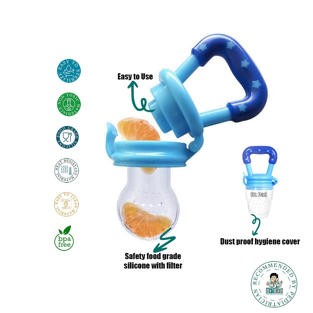 Food and Fruit Nibbler with Extra Mesh, Soft Pacifier/Feeder
