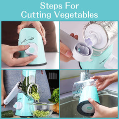 Vegetable Chopper, Multifunctional 3-in-1 Food Choppers