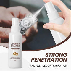 Pousbo 100ml Jewelry Cleaner Diamond Silver Gold Jewelry Cleaning Spray