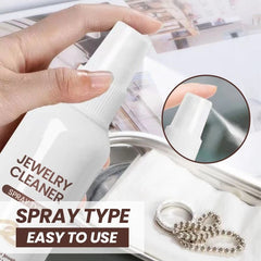 Pousbo 100ml Jewelry Cleaner Diamond Silver Gold Jewelry Cleaning Spray