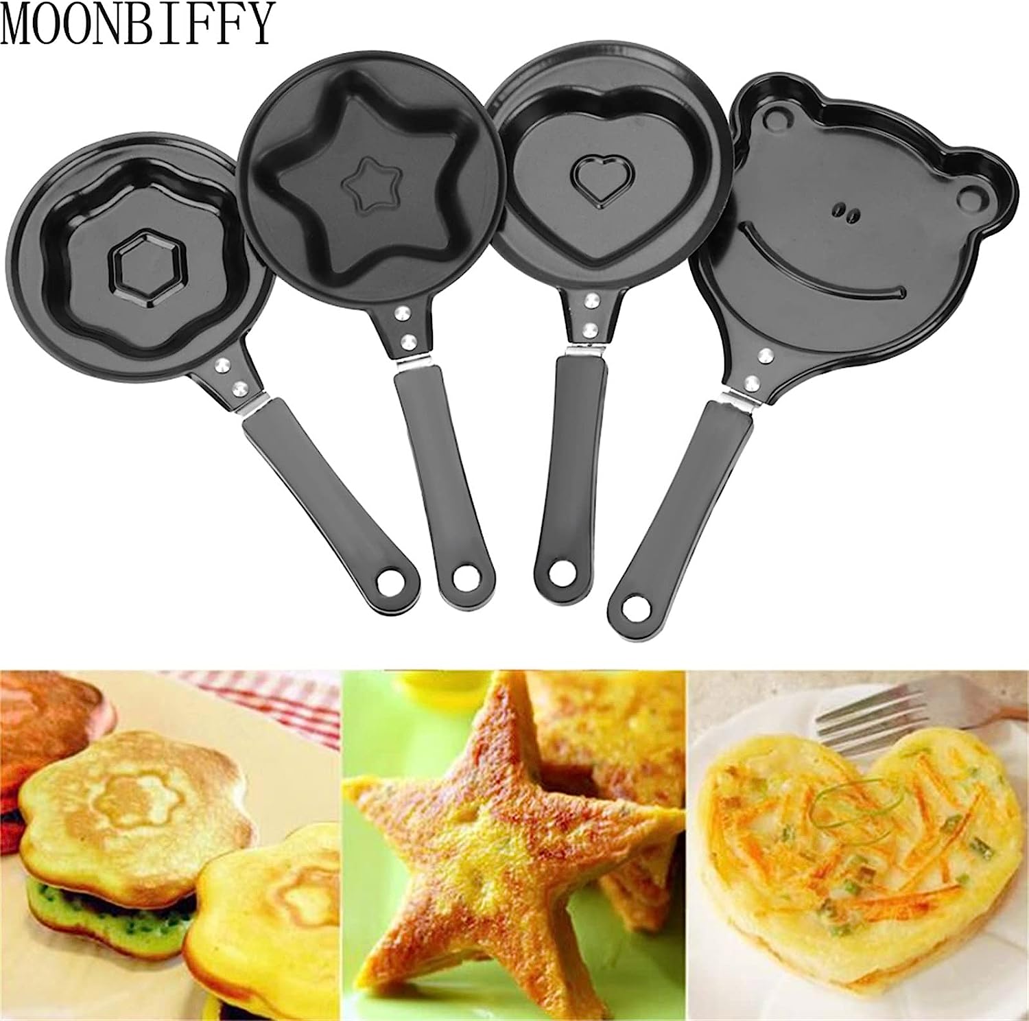 Frying Pan Kitchen Tools Egg Mold Pan Flip Omelette Mold