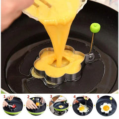 Pack Of 4 Fried Egg Molds