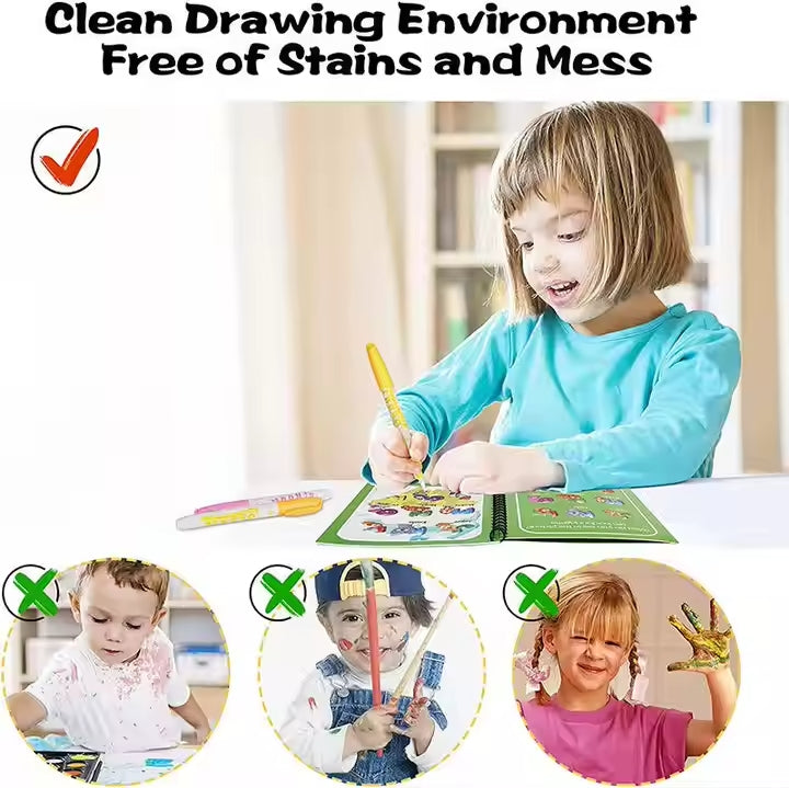 🎨 Magic Water Painting Book