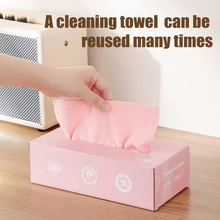 Re-useable Microfiber Cleaning Rags 20 Pcs Box