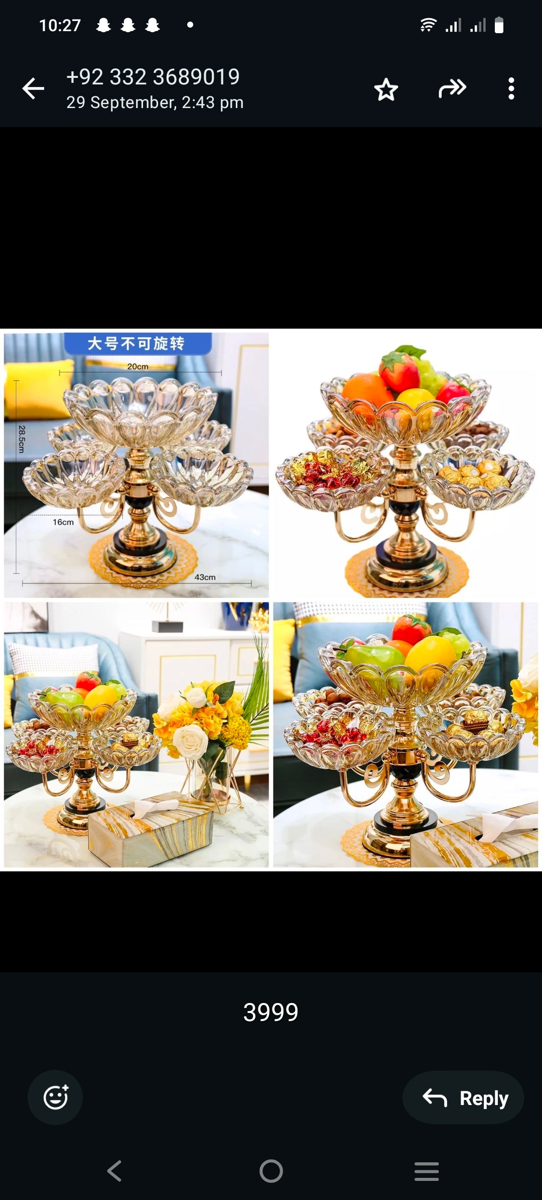 ROTATING Fruit trays