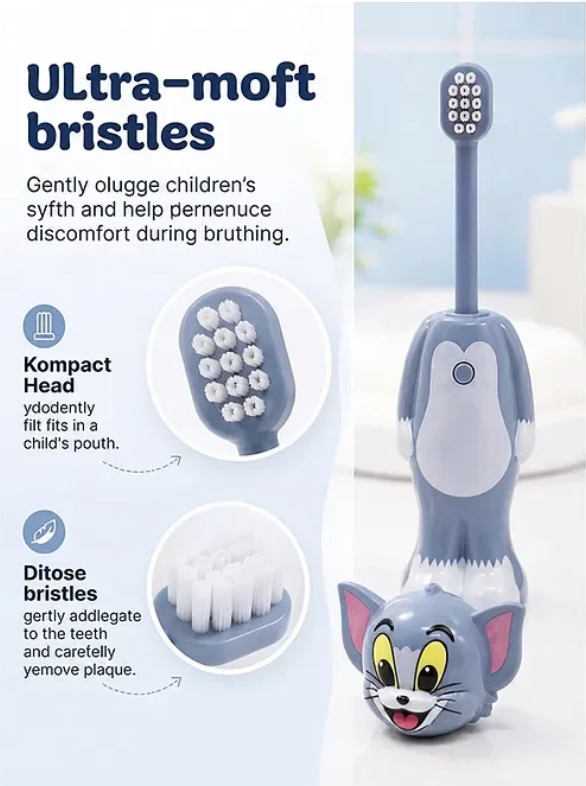 Tom & Jerry 2in1 Kids Toothbrush
