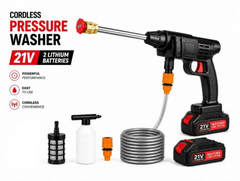 Cordless Pressure Washer Gun (Double Battery)