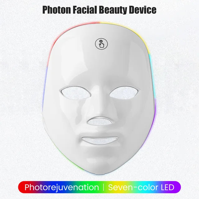 Rechargeable LED Light Facial Skin Care Mask