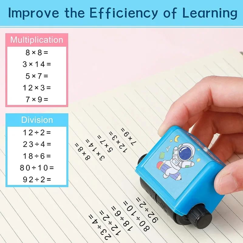 Math Roller Stamp With Ink Refill......