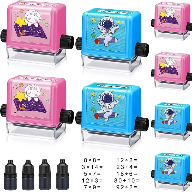 Math Roller Stamp With Ink Refill......
