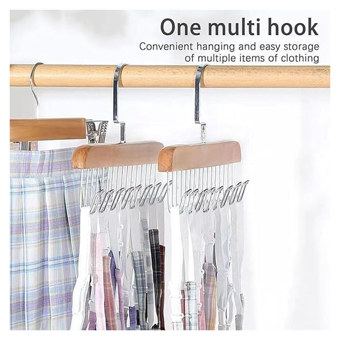 8 Hooks Wooden Sling Hanger
