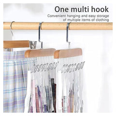 8 Hooks Wooden Sling Hanger