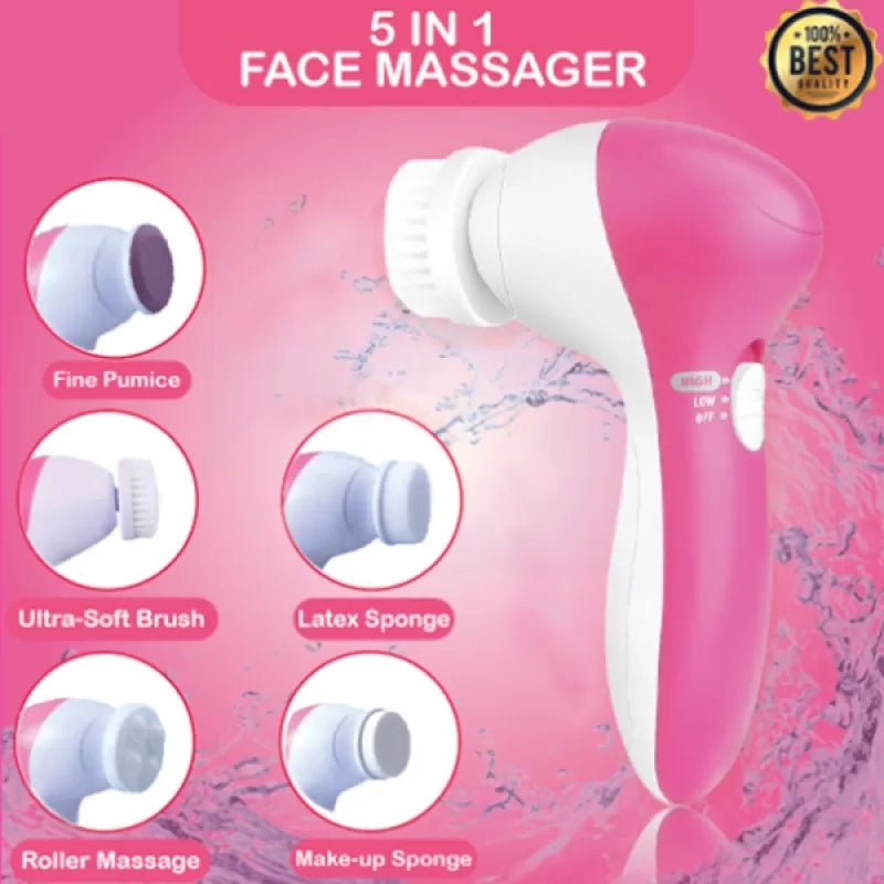 5 in 1 Electric Face Massager
