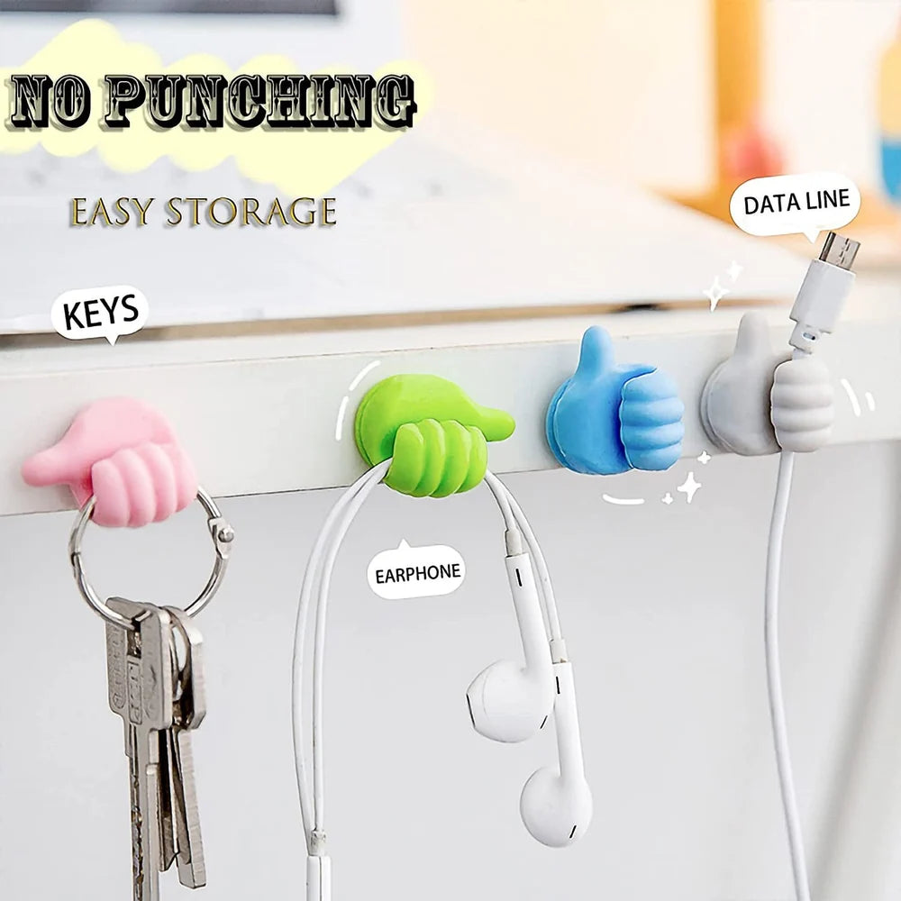 Wall Mounted Silicone Thumb Holder (Pack of 10)