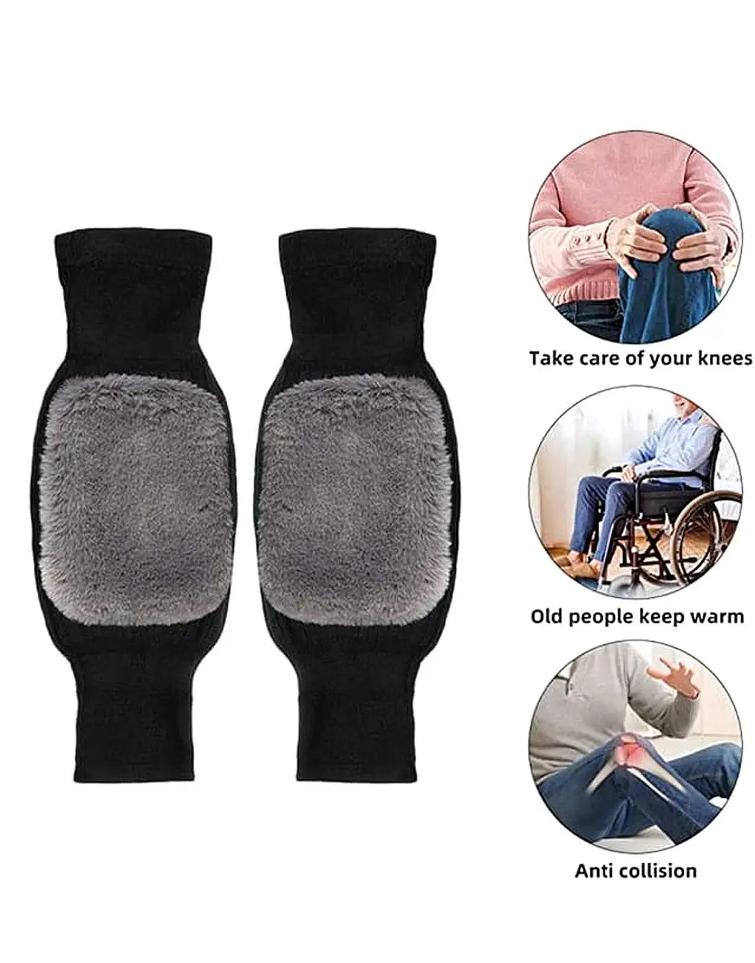 Unisex Thermal Knee Warmer for Winter Pain Relief & Joint Support