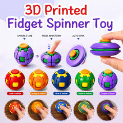 3D Gear Fidget Spinner Ball