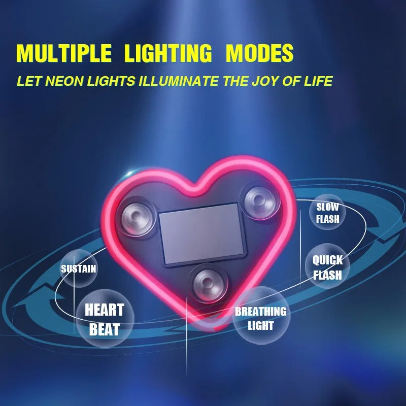 Heart Shaped Car Ambient Light