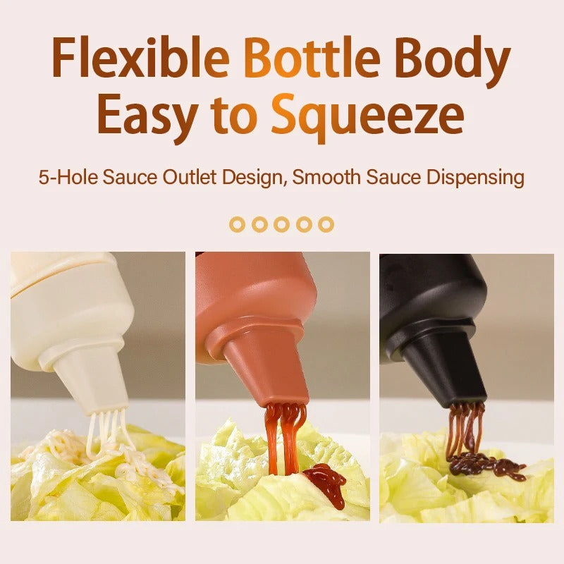 Four Hole Squeeze Sauce Bottle