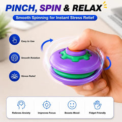 3D Gear Fidget Spinner Ball
