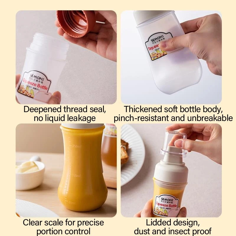 Four Hole Squeeze Sauce Bottle
