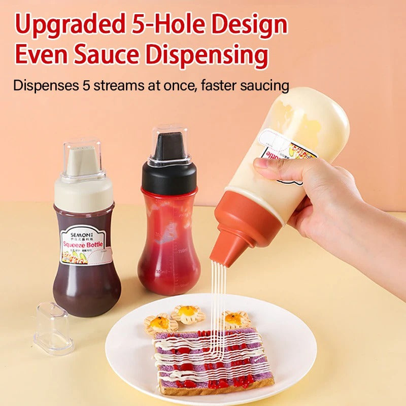 Four Hole Squeeze Sauce Bottle