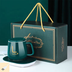 Lucky Ceramic Tea Coffee Mug with Warmer