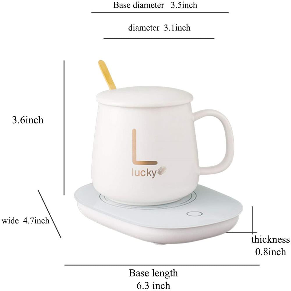 Lucky Ceramic Tea Coffee Mug with Warmer