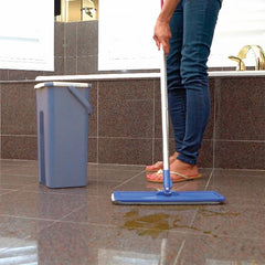 Flat Floor Mop Scraping Ultra-Fine Fiber Mop