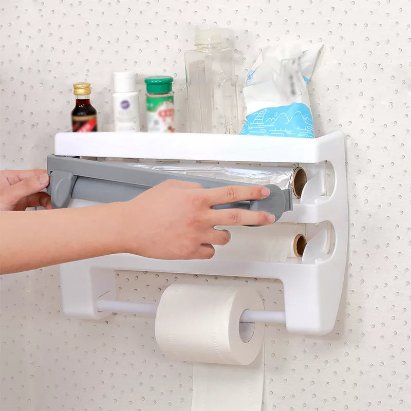 4 In 1 Kitchen Organizer Paper Towel Holder