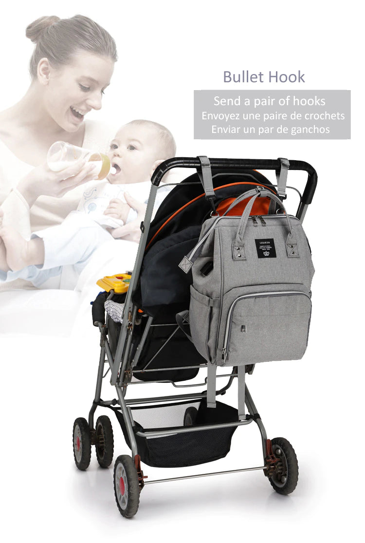 USB Design Mummy bag Diaper Bag